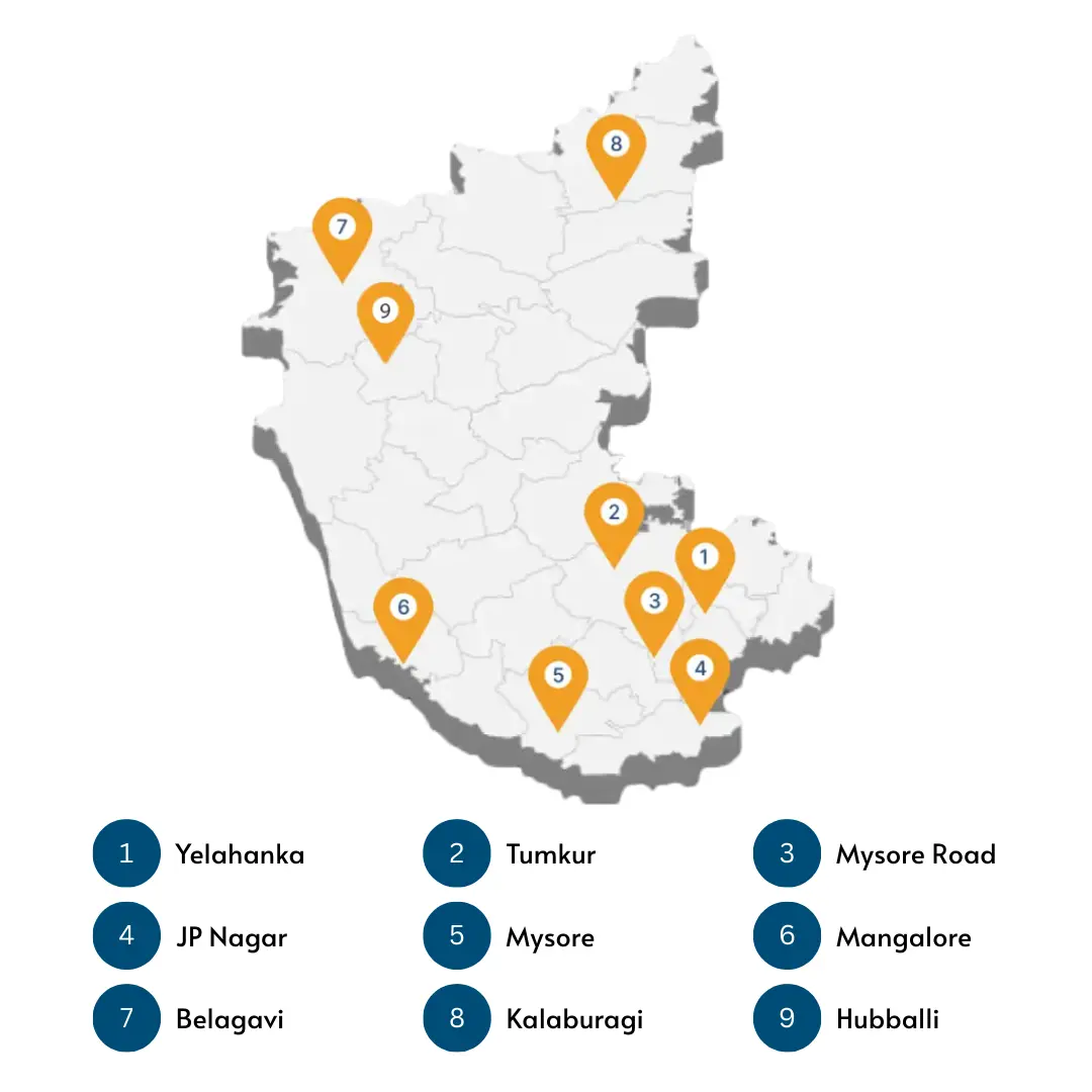 Comedkares Centers in Karnataka